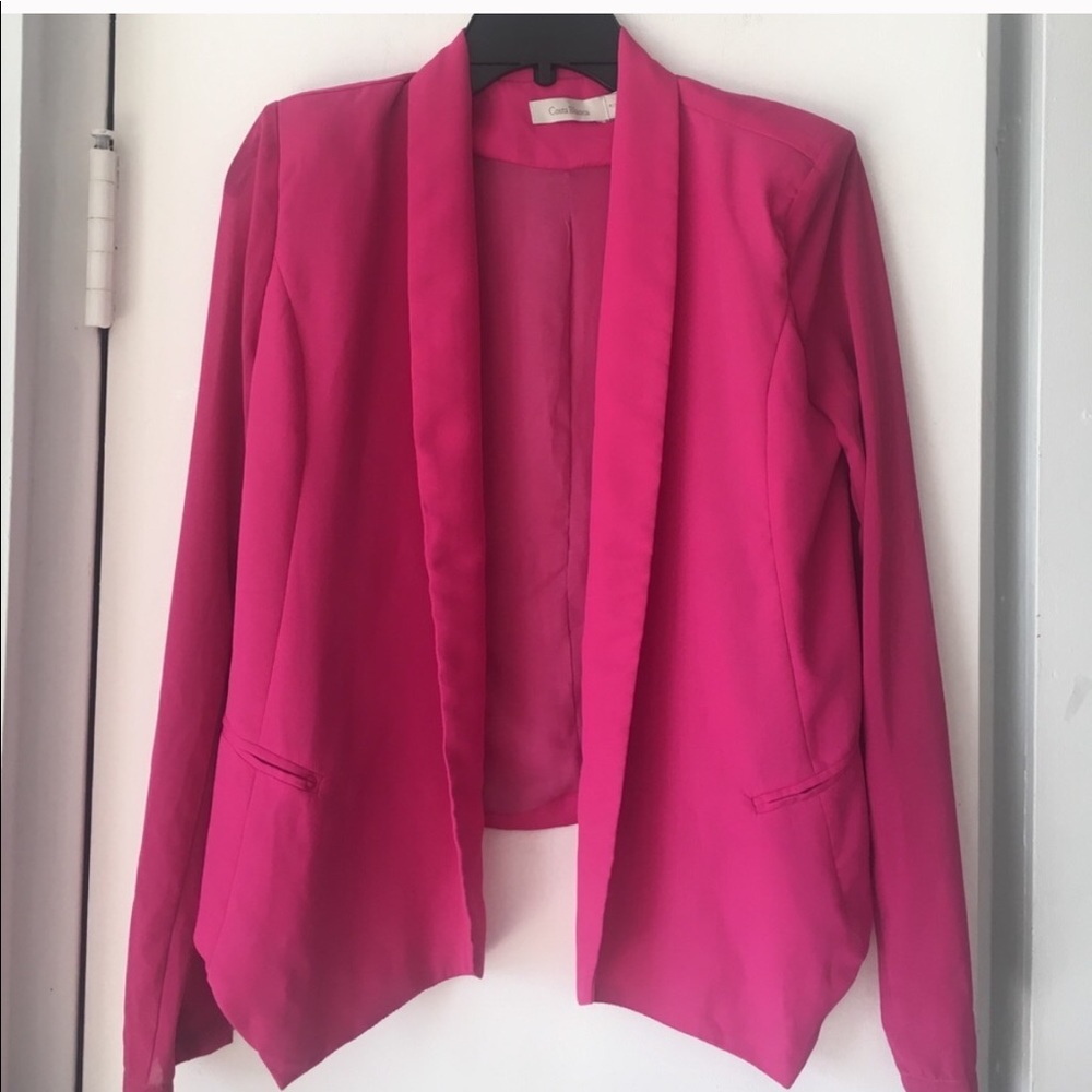New hot pink blazer